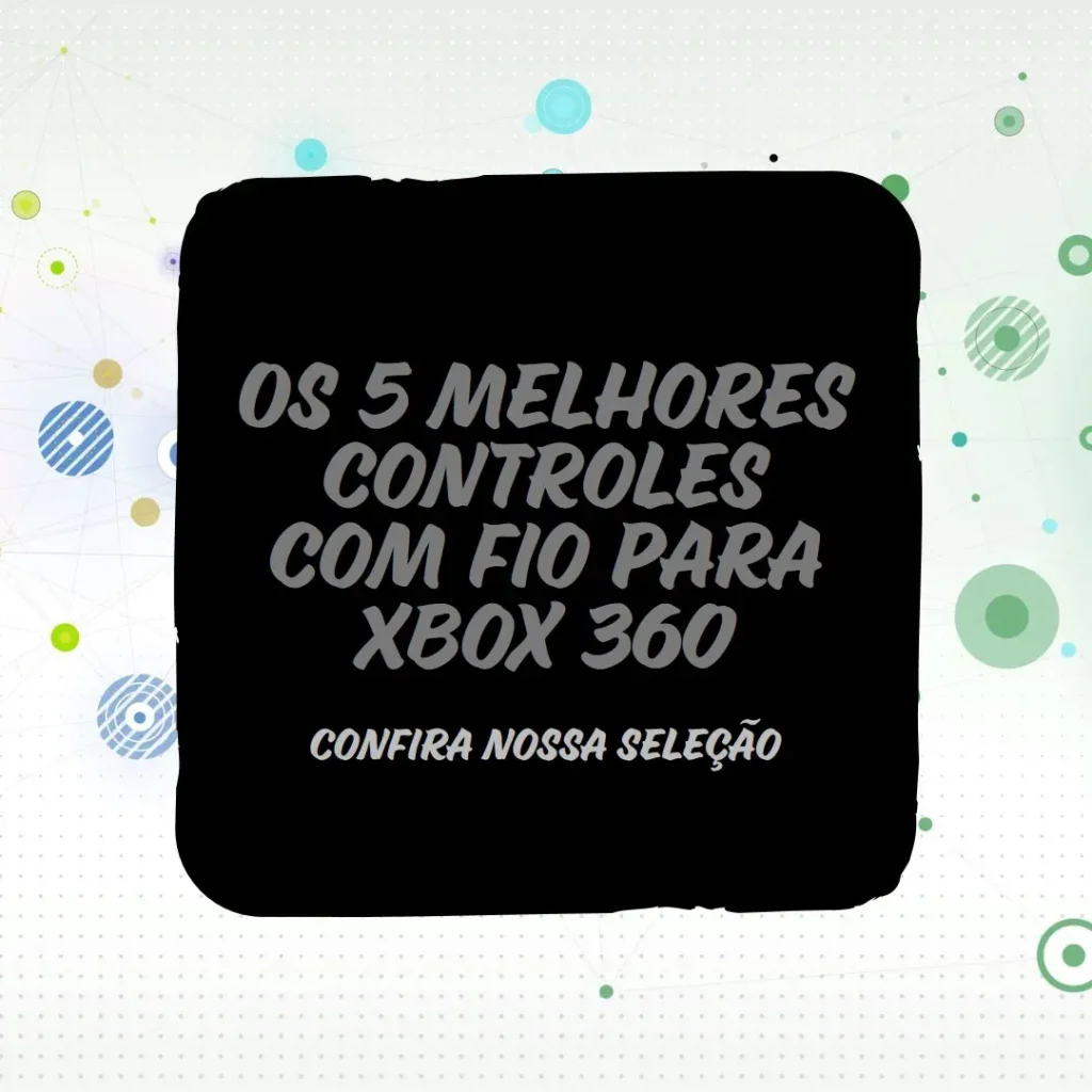 Principais 5 controle xbox 360 com fio