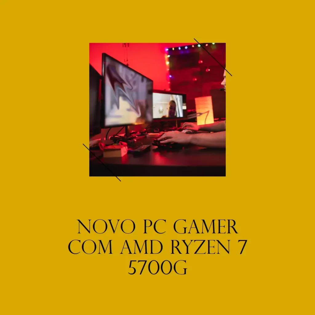 PC Gamer AMD Ryzen 7 5700G, 8GB DDR4, SSD 120GB