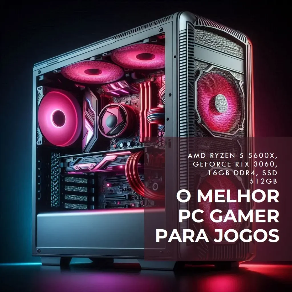 PC Gamer AMD Ryzen 5 5600X, GeForce RTX 3060, 16GB DDR4, SSD 512GB