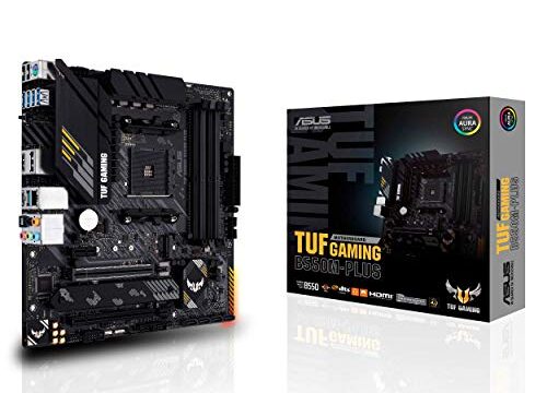 Placa Mãe Asus TUF GAMING B550M-PLUS AMD AM4 DDR4 mATX