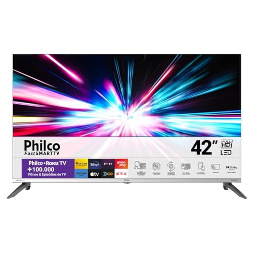 Smart TV 42” Philco PTV42M9GR2CMB LED Roku TV