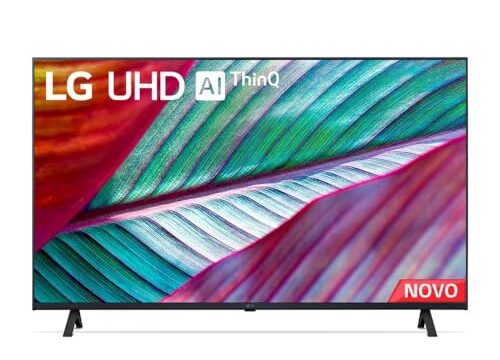 Smart TV 43" 4K LG UHD ThinQ AI 43UR7800PSA HDR Bluetooth Alexa Google Assistente Airplay2 3 HDMI