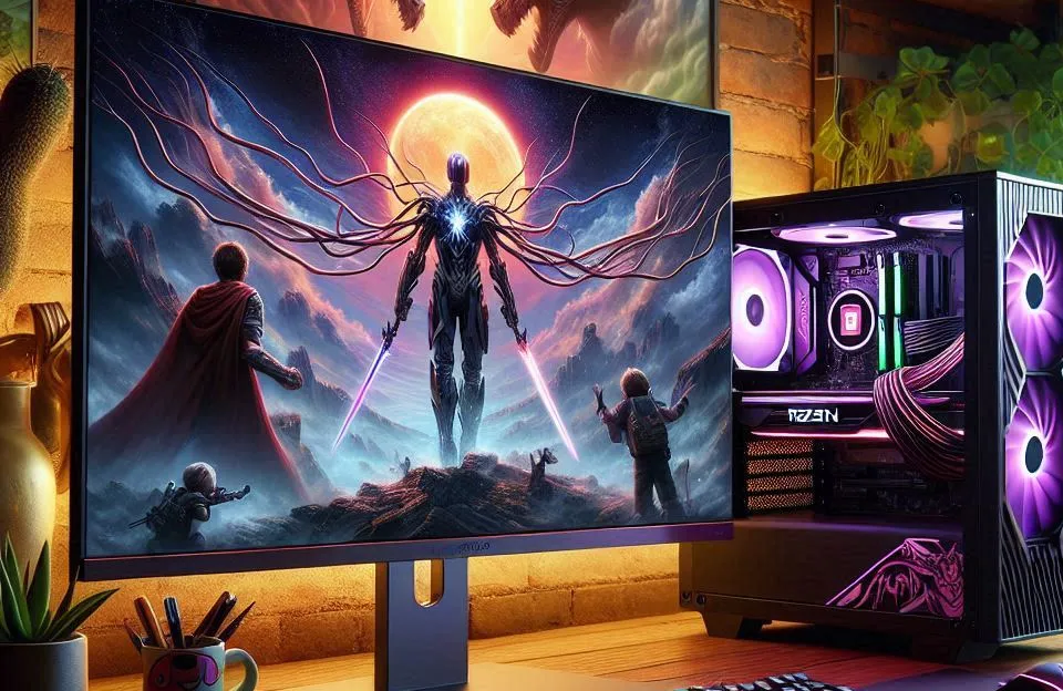 PC Gamer Ryzen 5 8500G, RTX 3060, 16GB DDR5, SSD 480GB