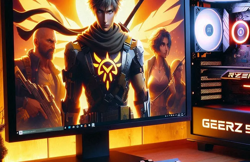 PC Gamer Ryzen 5 5600X, GeForce RTX 3060, 16GB RAM, 480GB SSD