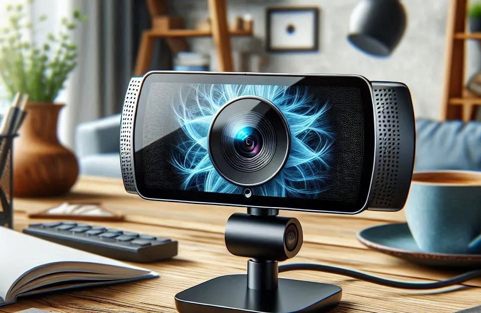 Webcam Ultra HD 4K Logitech MX Brio com Microfones de Redução de Ruído