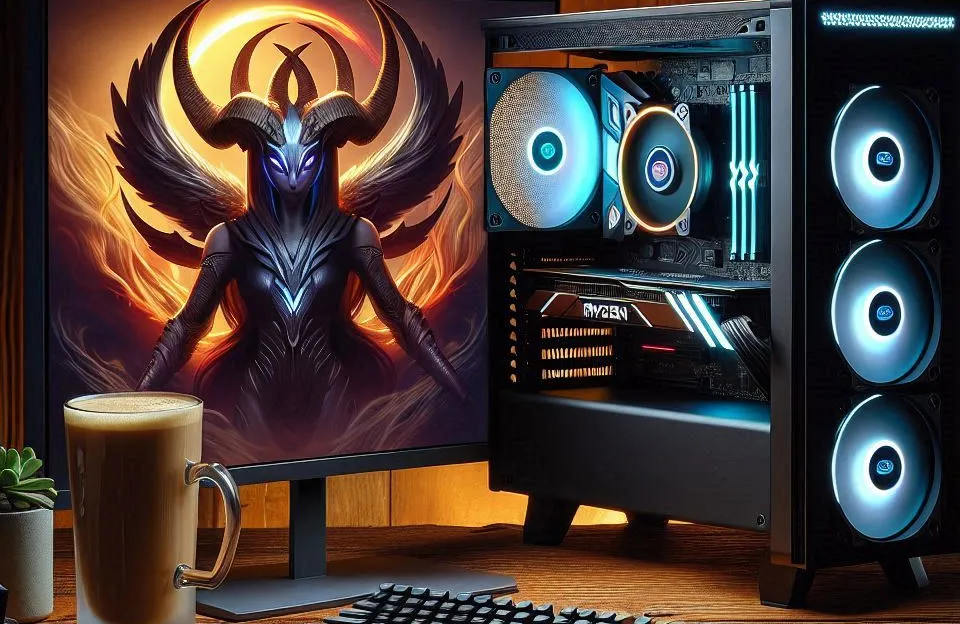 PC Gamer AMD Ryzen 9, RTX 3060, 32GB DDR4, 1TB NVMe