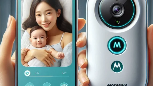 Motorola Babá Eletrônica VM85 LCD 5.0 Wi-Fi com Tela Colorida