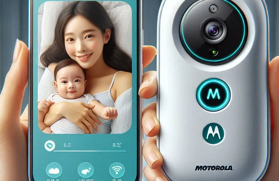Motorola Babá Eletrônica VM85 LCD 5.0 Wi-Fi com Tela Colorida
