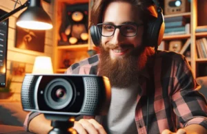 Webcam Full HD Logitech StreamCam Plus para Streaming e Criação de Conteúdo