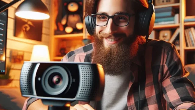 Webcam Full HD Logitech StreamCam Plus para Streaming e Criação de Conteúdo