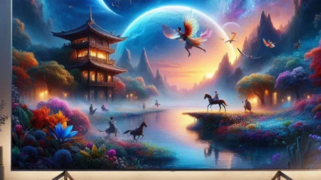Samsung Smart Big TV 75" QLED 4K, Tecnologia de Pontos Quânticos, Design AirSlim