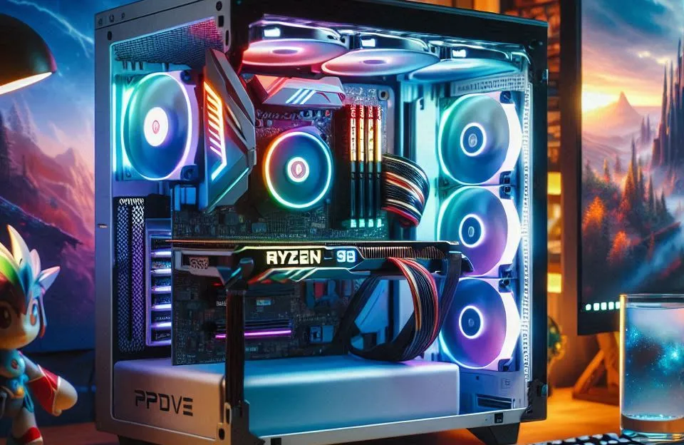 PC Gamer AMD Ryzen 9 7900X3D, RTX 4090, 128GB DDR5 e SSD 2TB