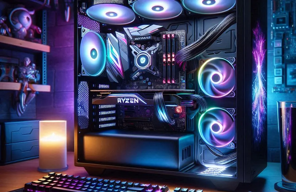 PC Gamer Ryzen 9 7900X, RTX 4060, 32GB DDR5 e 1TB NVMe