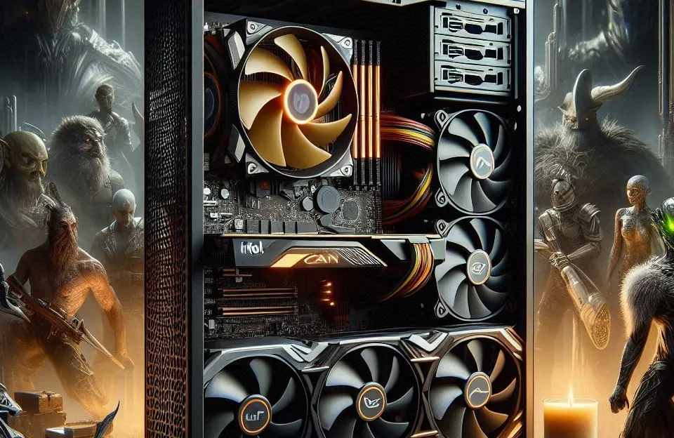 PC Gamer Intel i5-10400F, Radeon RX 7600, 16GB DDR4, SSD 480GB