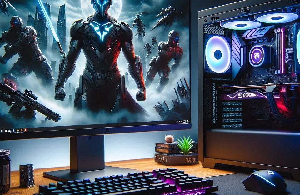 PC Gamer Intel i5-12400F, RTX 3060, 16GB DDR4, SSD 480GB
