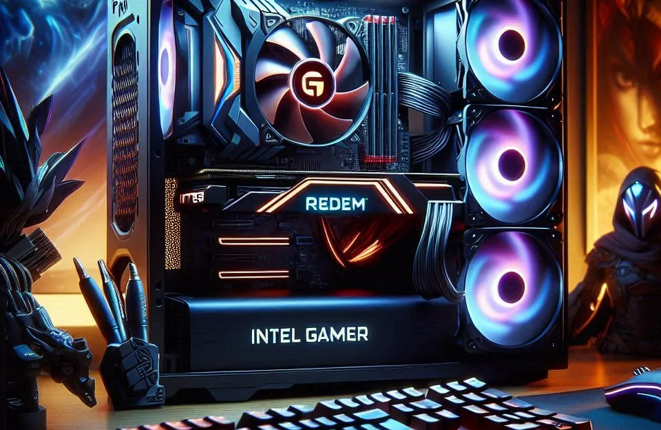 PC Gamer Intel i5-12400F, Radeon RX 7600 8GB, 16GB DDR5, SSD 480GB