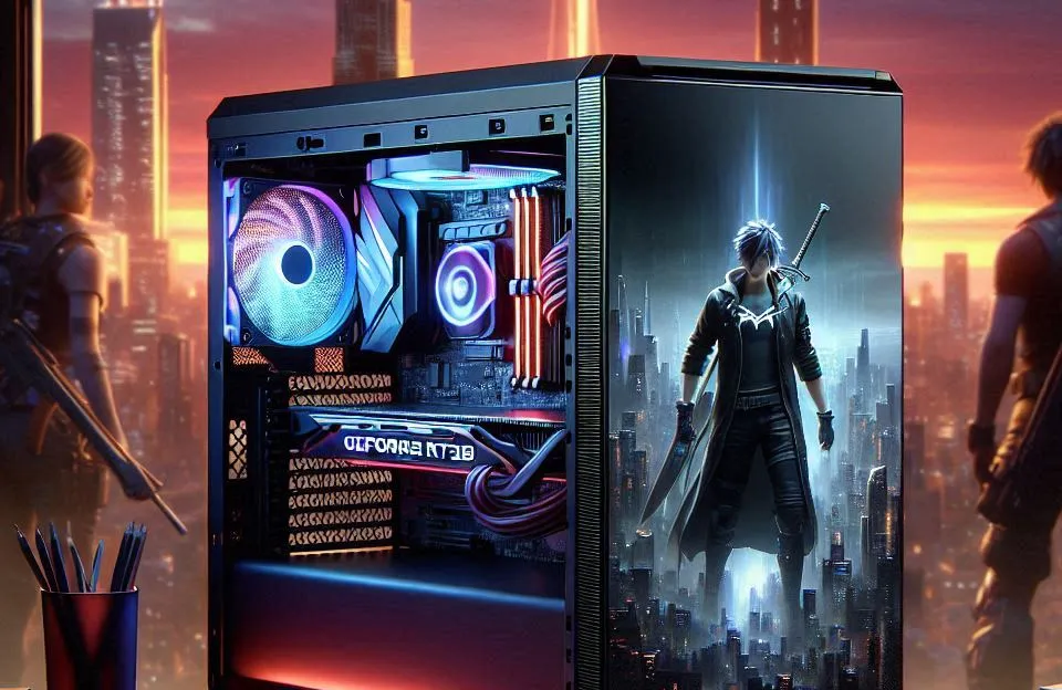 PC Gamer Intel i5-12400F, GeForce RTX 3060 8GB, 16GB DDR4, SSD 480GB