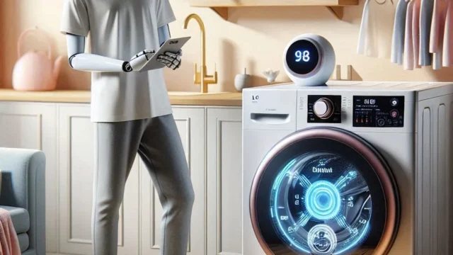Lava e Seca Smart LG VC4 12kg com Inteligência Artificial AIDD CV5012WC4A