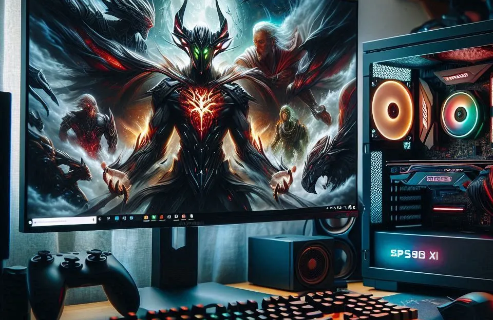 PC Gamer Intel i3-10100F, Radeon RX 5500 XT, 16GB RAM, SSD 480GB