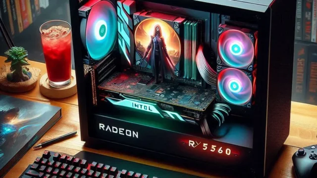 PC Gamer Intel i5-12400F, Radeon RX 5600, 16GB RAM, 480GB SSD