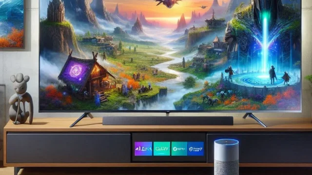 Samsung Smart TV Crystal 55" 4K UHD CU7700 - Alexa built in, Samsung Gaming Hub