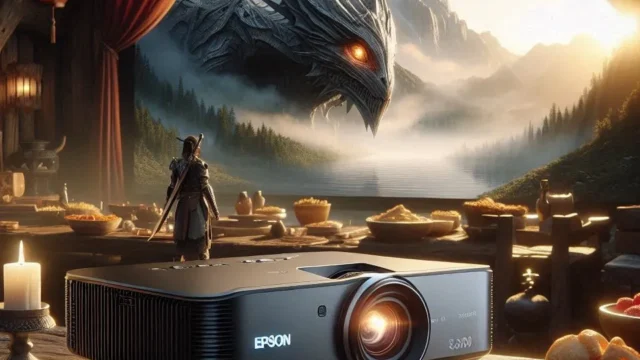 Projetor Smart Epson EpiqVision FH02: Desempenho de Alta Qualidade para Cinema em Casa