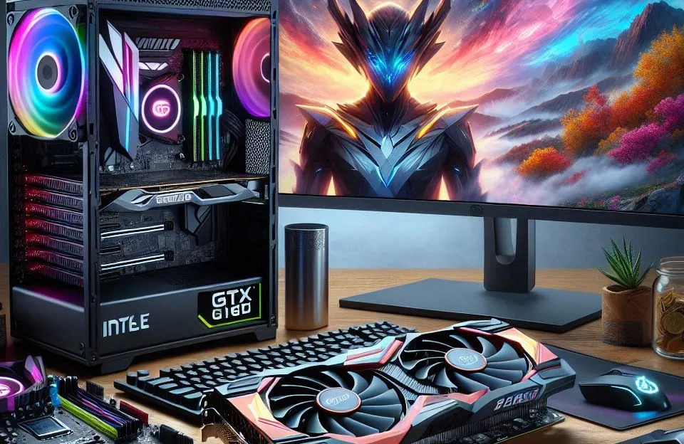 PC Gamer Intel i5-8500, GTX 1660 Super, 16GB DDR4, SSD 480GB