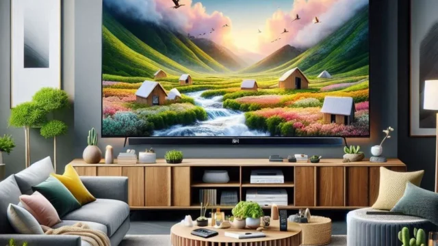 Samsung Smart TV 55" QLED 4K 55Q60D - Pontos Quânticos e Design AirSlim