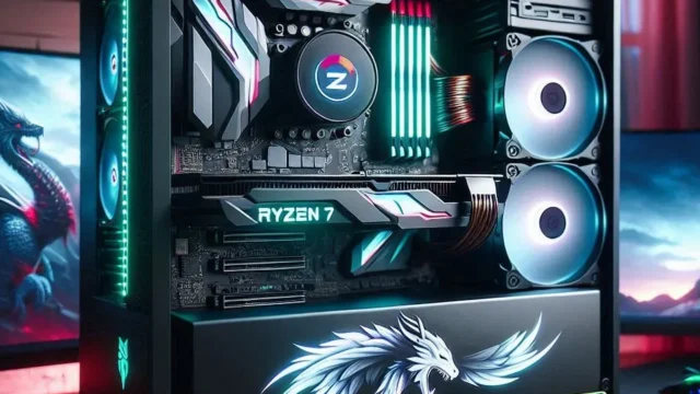 PC GAMER RYZEN 7 5700G, 16GB DDR4 3200MHZ, SSD M.2 NVME 250GB, VEGA 7