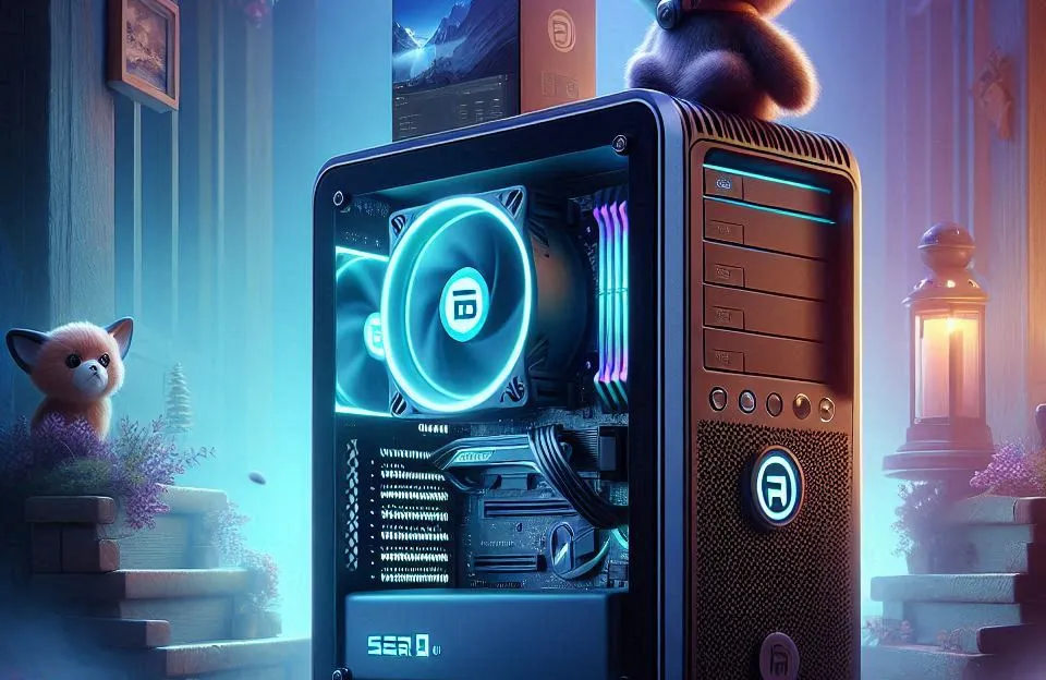 Beelink Mini Computadores de Mesa SER 5 PRO, Ryzen 7 5800H: Desempenho Compacto para Todas as Tarefas