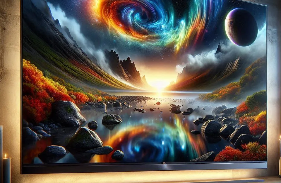 Samsung Smart TV 50" QLED 4K 50Q60D - Tecnologia de Pontos Quânticos e Design AirSlim