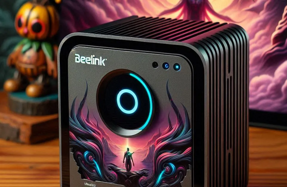 Beelink Mini PC AMD Ryzen 7 5800H até 4,4 GHz 16GB/500GB