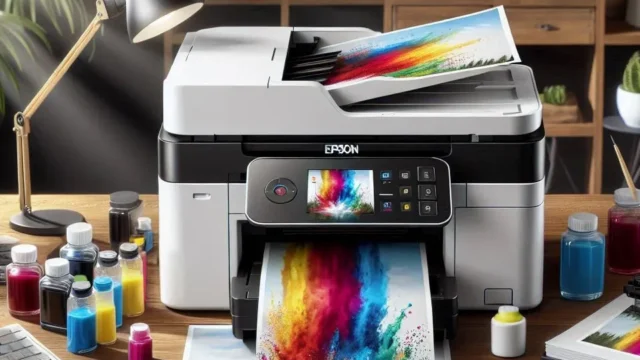 EPSON Multifuncional EcoTank L6270 - Tanque de Tinta Colorida, Wi-Fi Direct, Ethernet, Frente e Verso Automático, ADF, Bivolt