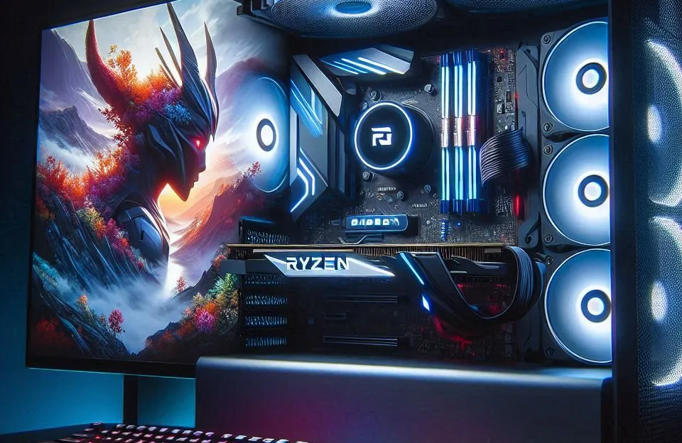 PC Gamer Ryzen 5 4600G, Radeon Vega 7, 16GB RAM e SSD 512GB