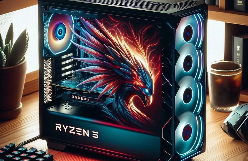 PC Gamer Ryzen 7 5700G com Radeon Vega, 16GB e SSD 1TB