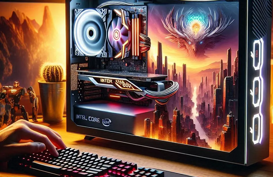 PC Gamer Intel Core I5, GeForce GTX 1650, Memória 8GB e SSD 240GB