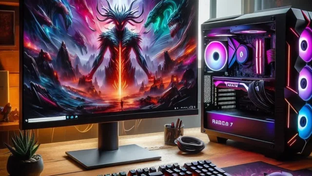 PC Gamer AMD Ryzen 5 4600G - 16GB DDR4 - NVME 256GB - Radeon Vega 7 - Monitor 19'' - Kit Gamer RGB