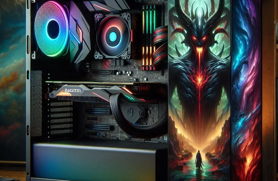 PC Gamer Amd Ryzen 5 5600G, Radeon™ Graphics Vega 7, 16GB Ram, M.2 NVME 500GB, Gabinete RGB