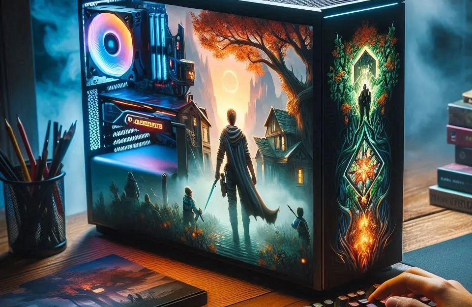 PC Gamer Intel i3-10100F, Radeon RX 5500 XT, 16GB RAM, SSD 480GB