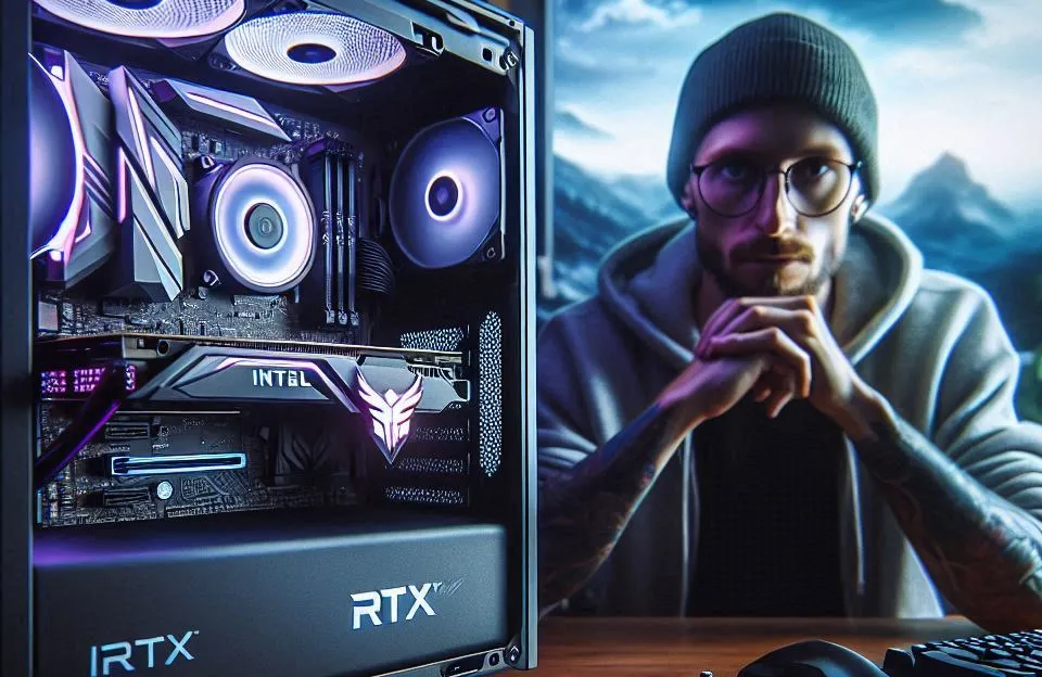PC Gamer Intel i7-14700, RTX 4070, 32GB RAM e 1TB SSD