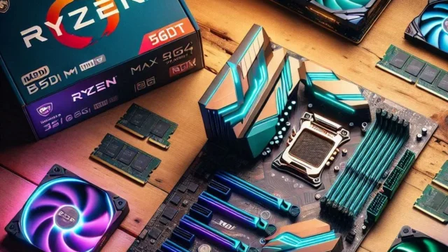 Kit Upgrade AMD Ryzen 5 5600GT B450M MAX MSI 2X8GB DDR4 3200MHZ RGB Pronto Pra Usar