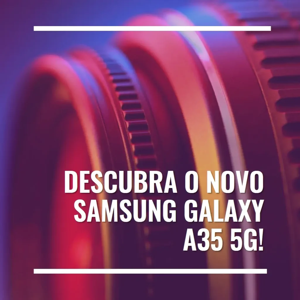 Samsung Celular Galaxy A35 5G, Câmera Tripla até 50MP, Tela 6.6", 256GB