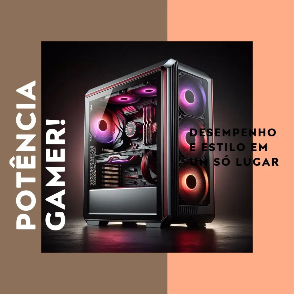 PC Gamer Intel i7-14700, RTX 4060, 32GB DDR5 e 1TB NVMe