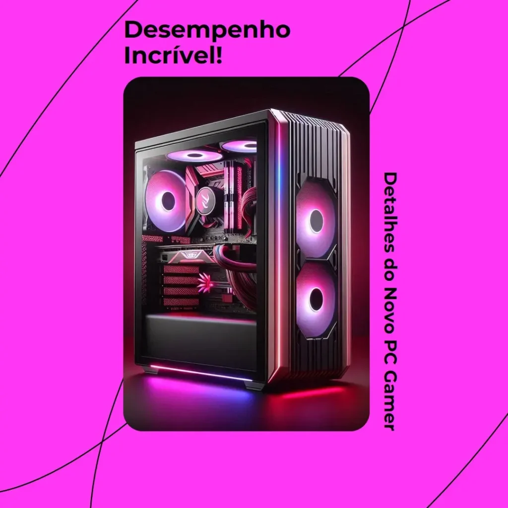 PC Gamer Intel Core i7-14700, RTX 4060, 32GB DDR5 e 1TB NVMe