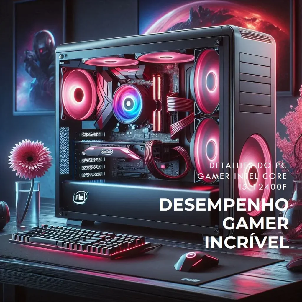 PC Gamer Intel Core i5-12400F, GTX 1650, 8GB DDR4, SSD 240GB