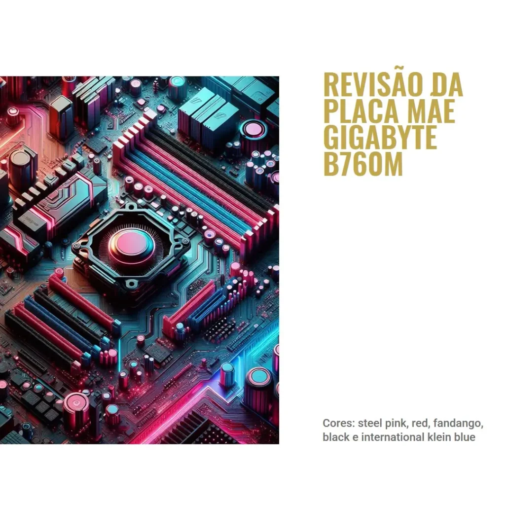 Placa Mãe Gigabyte B760M AORUS ELITE (rev. 1.0), LGA 1700, DDR5