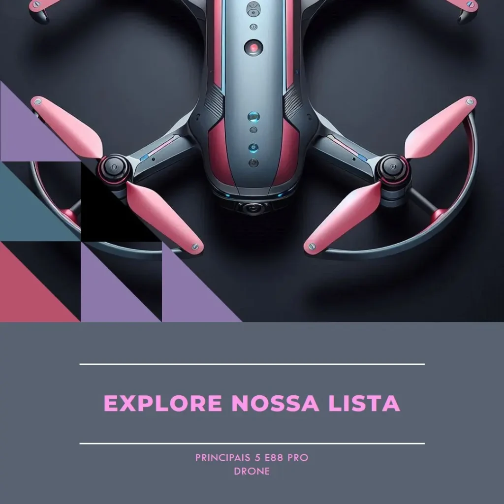 Principais 5  e88 pro drone