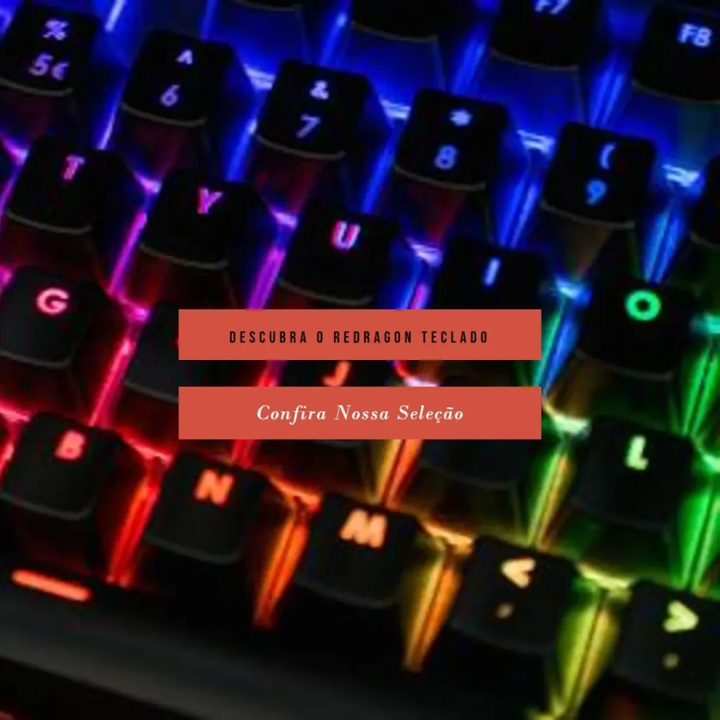 Principais Cinco reddragon teclado