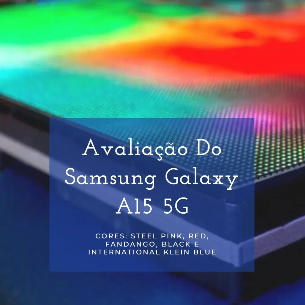 Smartphone Samsung Galaxy A15 5G 128GB - Tela de 6.5", 50MP, e Android 14