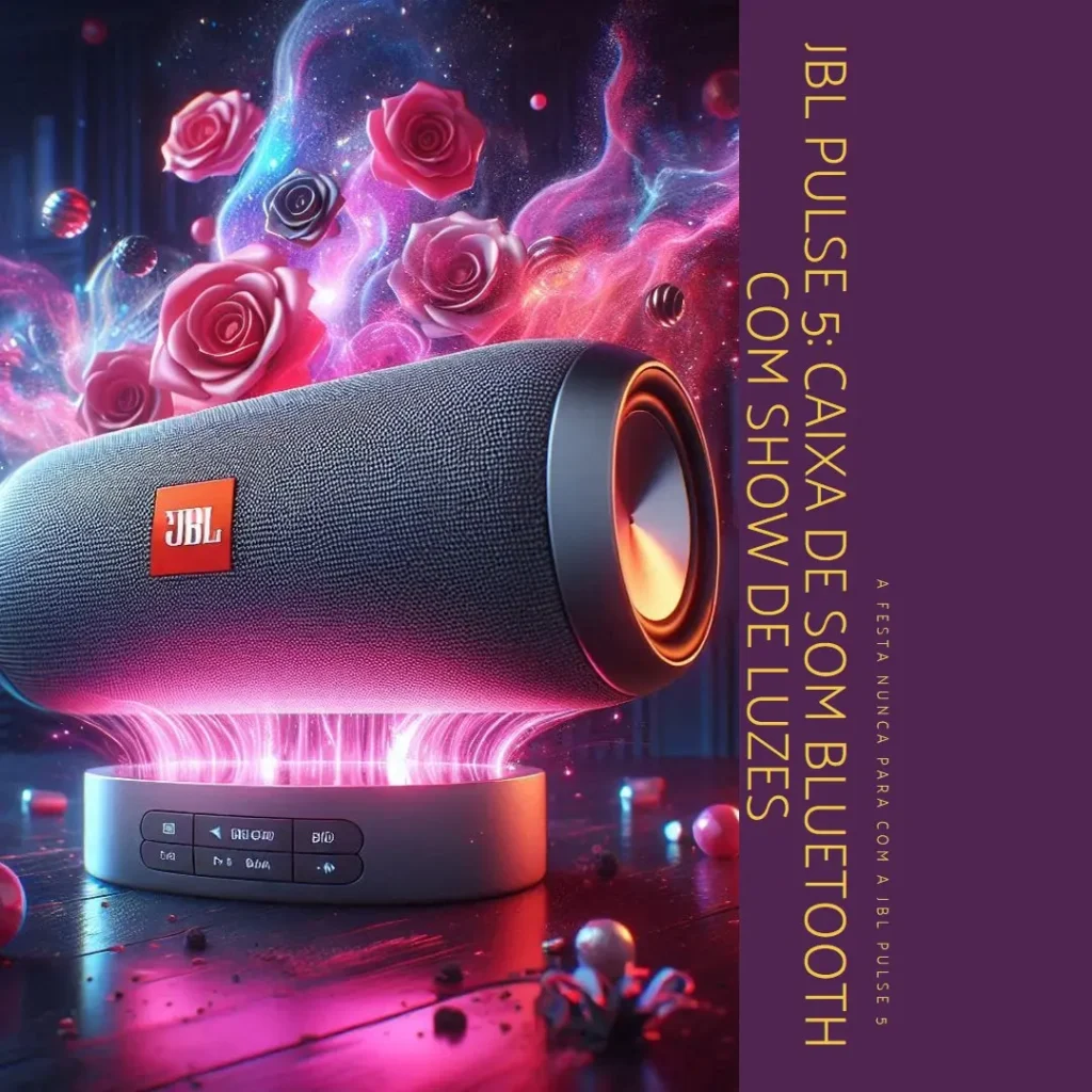 JBL Pulse 5: Caixa de Som Bluetooth com Show de Luzes